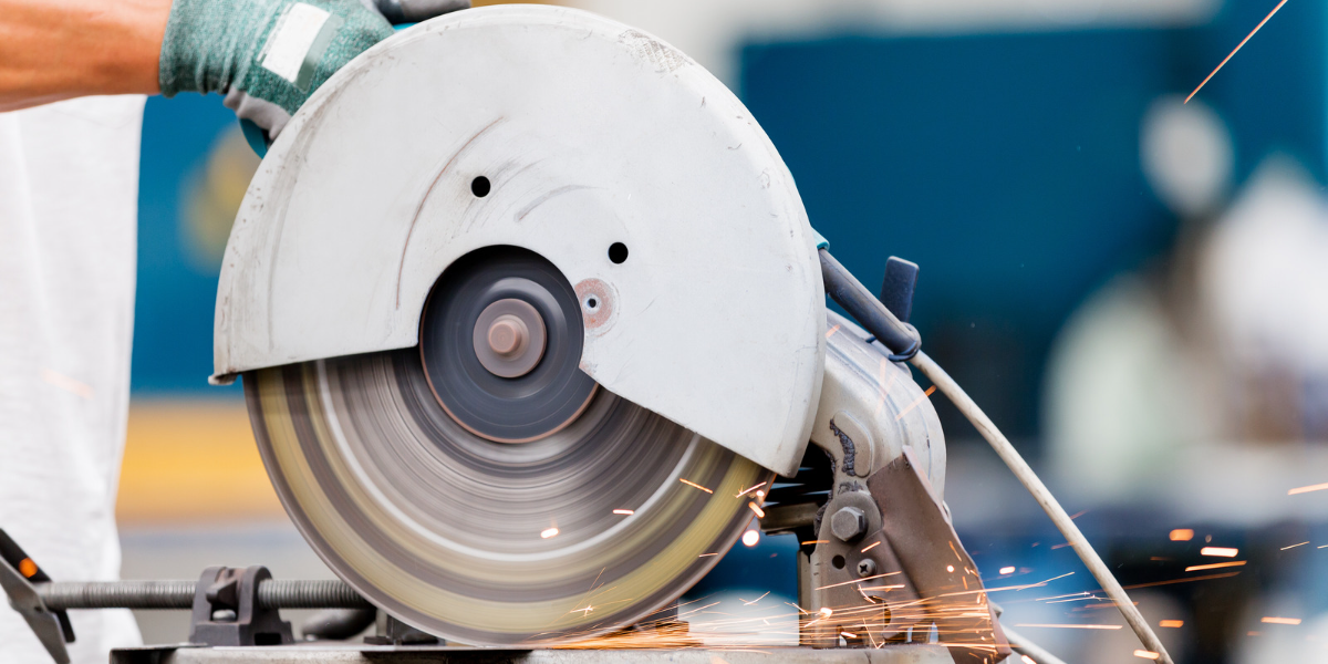 Workplace machinery on a factory floor